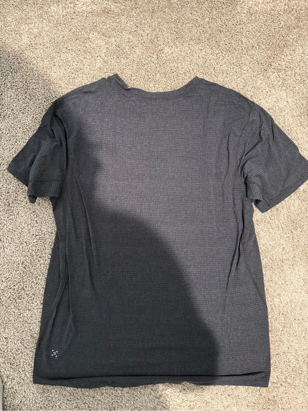 lululemon athletica Men's Charcoal Black Short-Sleeve Tee
